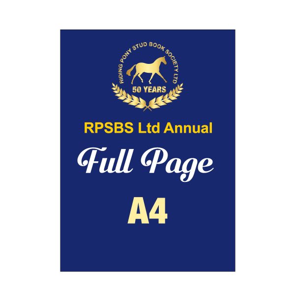 Full Page Advert (A4)